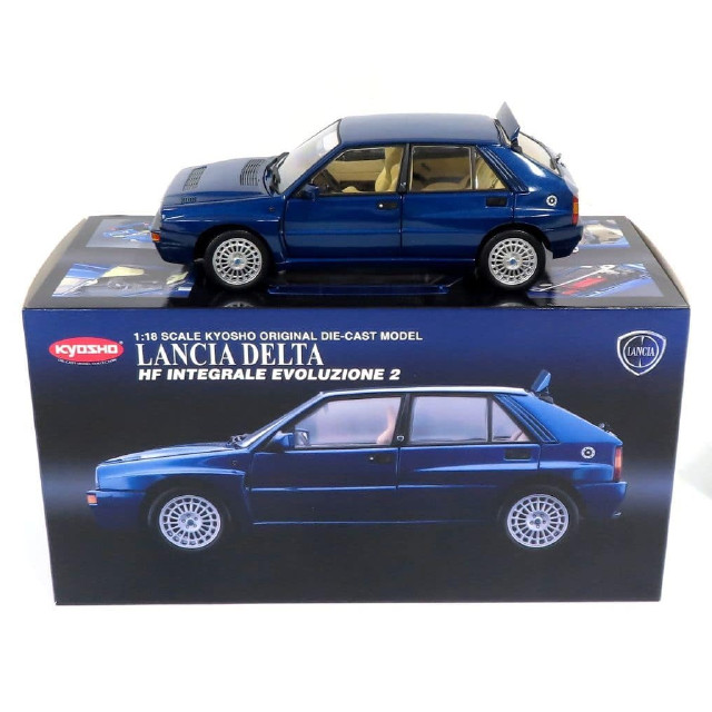[MDL] 1/18 Lancia Delta HF Integrale(ブルー)  完成品 ミニカー(K08341BL) 京商