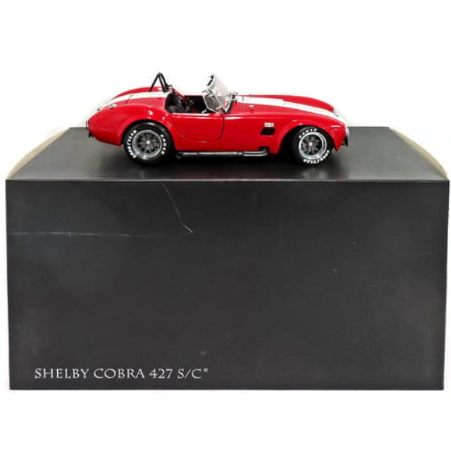 [MDL] 1/18 Shelby Cobra 427 S/C tm(レッド×ホワイト)  完成品 ミニカー(K08045RA) 京商