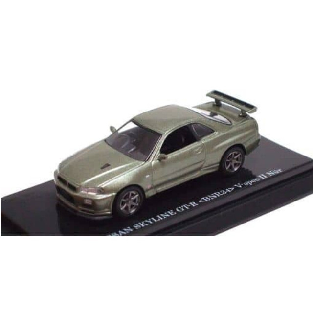 [MDL] 1/64 日産 スカイライン GT-R BNR34 V-spec II Nur(グリーン) 「Beads Collection No.077」  完成品 ミニカー(06084MJ) 京商