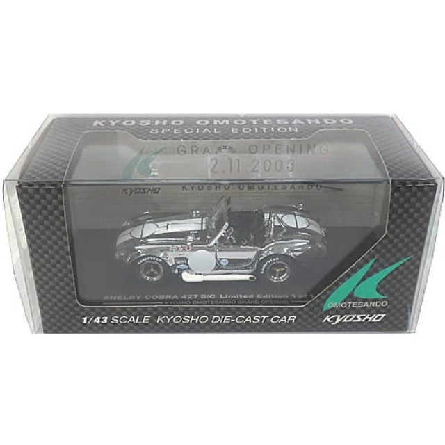 [MDL] 1/43 Shelby Cobra 427S/C KYOSHO OMOTESANDO OPEN Commemoration Model / Plating  完成品 ミニカー(K03017C) 京商