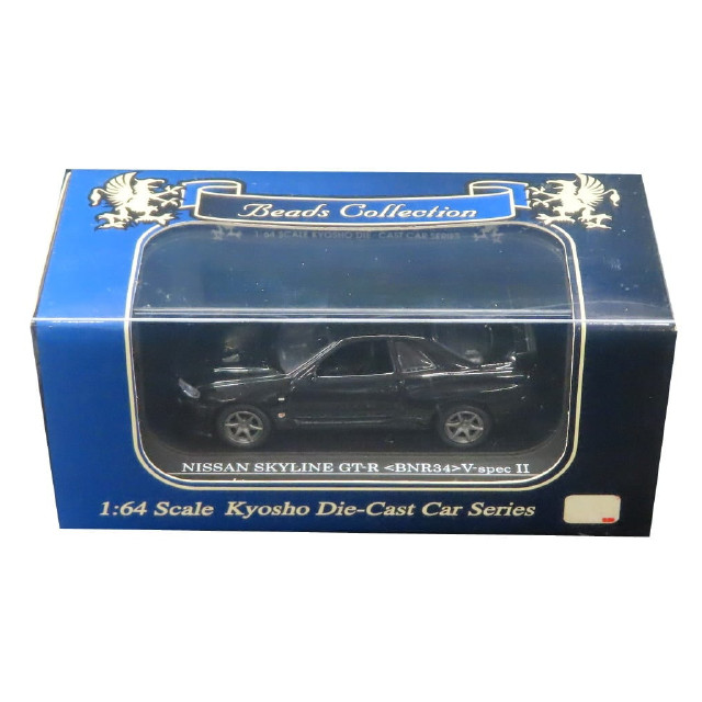 [MDL] 1/64 Skyline GTR 34 V-spec 2 Late Version(ブラック)  完成品 ミニカー(K06084BK) 京商