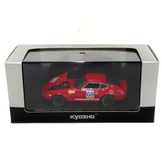 [MDL] (単品) 1/43 Fairlady Z 432 Racing #68 1970 Suzuka 300km Kitano with Engine(レッド)  完成品 ミニカー(03163B) 京商