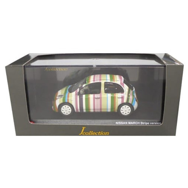 [MDL] 1/43 NISSAN MARCH Stripe version(ストライプ)  完成品 ミニカー(JC18002ST) 京商