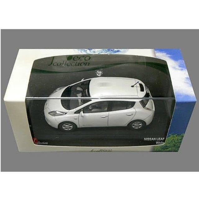 [MDL] 1/43 NISSAN LEAF(ホワイト)  完成品 ミニカー(JC67001WH) 京商
