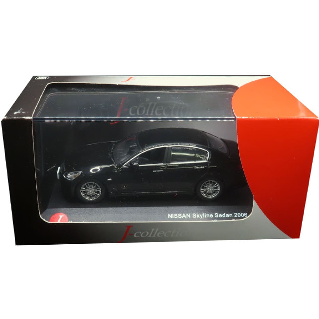 [MDL] 1/43 NISSAN Skyline Sedan 350GT 2006 Left-Hand Drive(スーパーブラック)  完成品 ミニカー(JC130) 京商