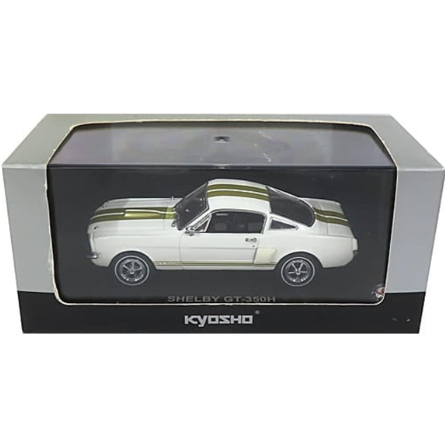 [MDL] 1/43 SHELBY GT350(ホワイト×ゴールドライン)  完成品 ミニカー(K03122WG) 京商