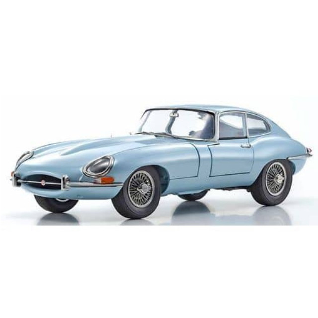 [MDL] 1/18 ジャガー Eタイプ(シルバーブルーメタリック)  完成品 ミニカー(KS08954SBL) 京商