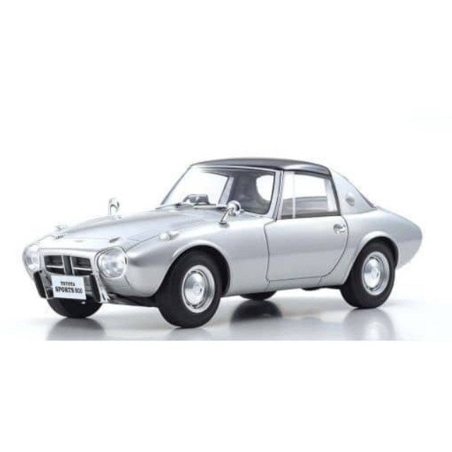 [MDL] 1/18 トヨタ スポーツ 800(シルバー)  完成品 ミニカー(KSR18043S) 京商