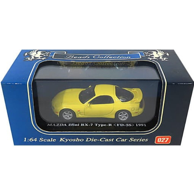 [MDL] 1/64 MAZDA efini RX-7 type-R FD3S 1991(イエロー) 「Beads Collection」  完成品 ミニカー(06115Y) 京商