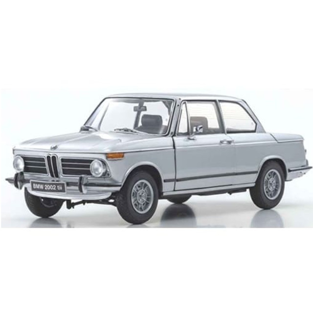 [MDL] 1/18 BMW 2002 tii(シルバー)  完成品 ミニカー(KS08543S) 京商