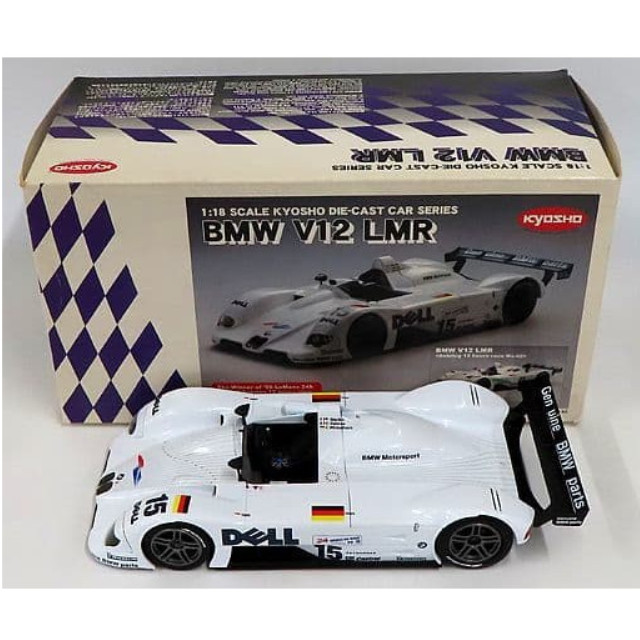 [MDL] 1/18 BMW V12 LMR 1999 Le Mans 24th DELL #15(ホワイト)  完成品 ミニカー(08532A) 京商