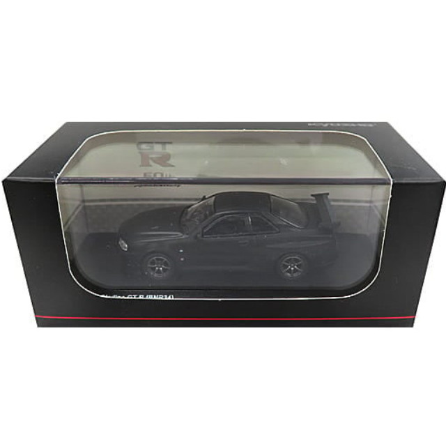 [MDL] 1/64 Nissan SKYLINE GT-R BNR34(マットブラック)  完成品 ミニカー(KS07047B7) 京商