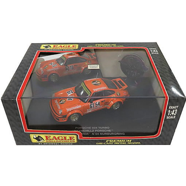 [MDL] 1/43 Porsche 934 Trubo Jagermeifter #54(オレンジ) 「EAGLE COLLECTIBLES」  完成品 ミニカー(E2306) 京商