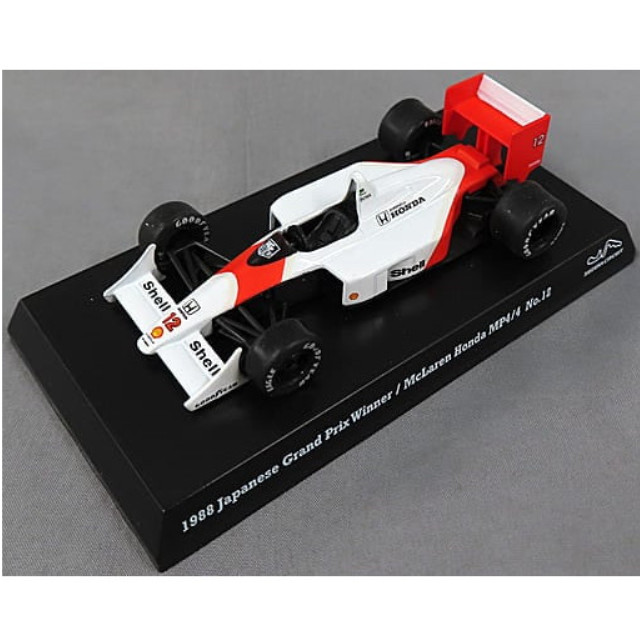 [MDL] (単品) 1/64 1988 McLaren Honda MP4/4 Shell #12(ホワイト×レッド) 「鈴鹿レジェンド ミニカーコレクション Vol.3」 カルワザオンライン限定 完成品 ミニカー 京商