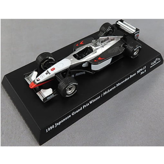 [MDL] (単品) 1/64 1998 McLaren MP4-13 Mobil1 #8(ブラック×シルバー×ホワイト) 「鈴鹿レジェンド ミニカーコレクション Vol.3」 カルワザオンライン限定 完成品 ミニカー 京商