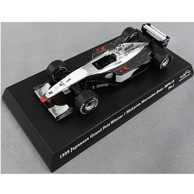 [MDL] (単品) 1/64 1999 McLaren MP4-14 Mobil1 #1(ブラック×シルバー×ホワイト) 「鈴鹿レジェンド ミニカーコレクション Vol.3」 カルワザオンライン限定 完成品 ミニカー 京商