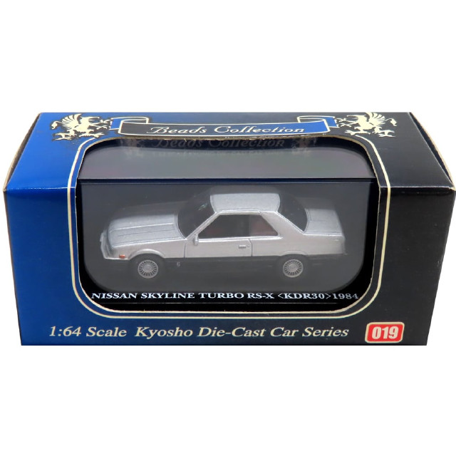 [MDL] 1/64 NISSAN SKYLINE TURBO RS-X KDR30 1984(シルバー×ブラック) 「Beads Collection No.019」  完成品 ミニカー(06051S) 京商