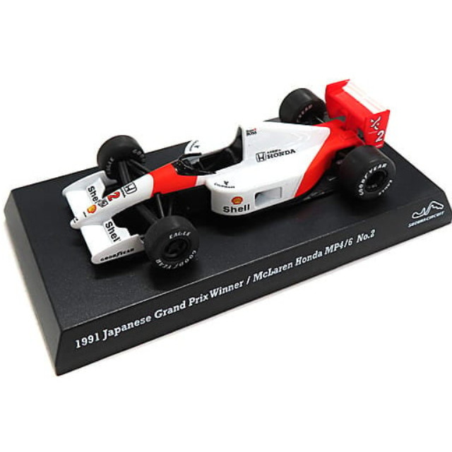 [MDL] (単品) 1/64 1991 McLaren Honda MP4/6 Shell #2(ホワイト×レッド) 「SUZUKA LEGEND Vol.2」  完成品 ミニカー(201210) 京商