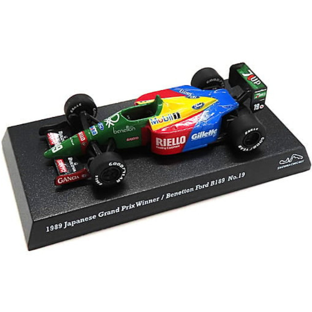 [MDL] (単品) 1/64 1989 Benetton Ford B189 Gillette #19(グリーン×レッド×ブルー) 「SUZUKA LEGEND Vol.4」  完成品 ミニカー(201310) 京商