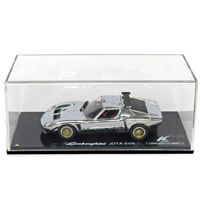 [MDL] 1/43 Lamborghini JOTA SVR(シルバークローム)  完成品 ミニカー(03201C) 京商