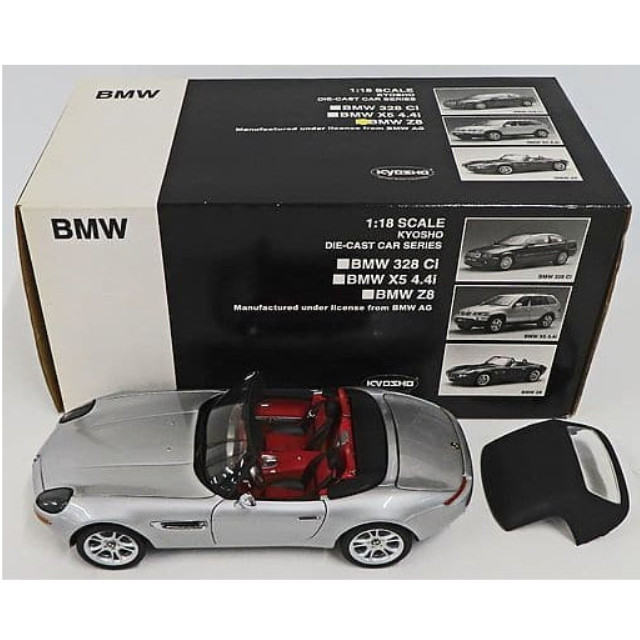 [MDL] 1/18 BMW Z8 e52(シルバー)  完成品 ミニカー(08511s) 京商