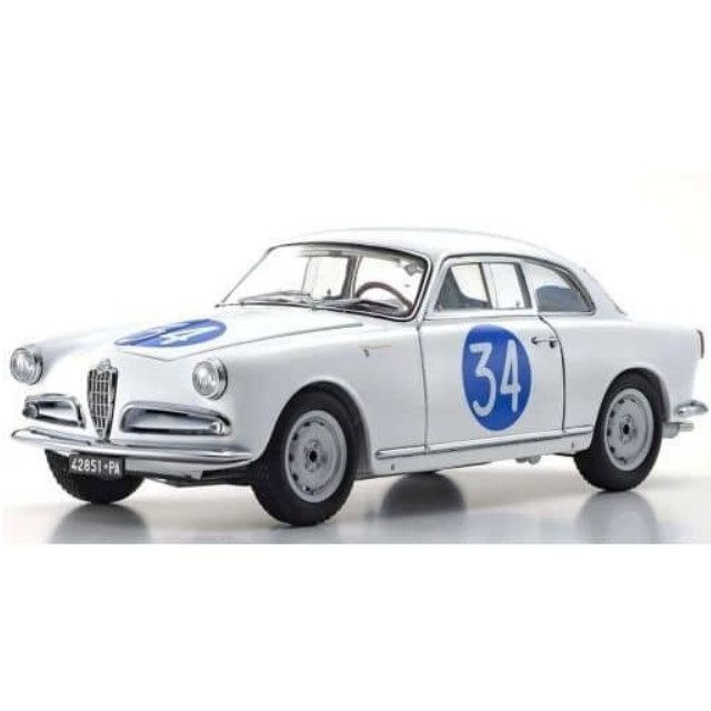 [MDL] 1/18 アルファロメオ ジュリエッタ SV タルガフローリオ 1960 #34  完成品 ミニカー(KS08957C) 京商