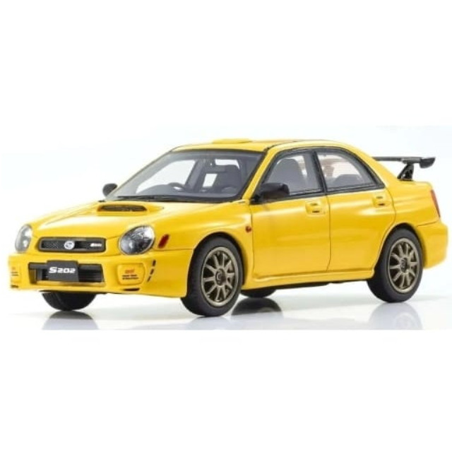 [MDL] 1/43 スバル インプレッサ S202(イエロー)  完成品 ミニカー(KSR43118Y) 京商