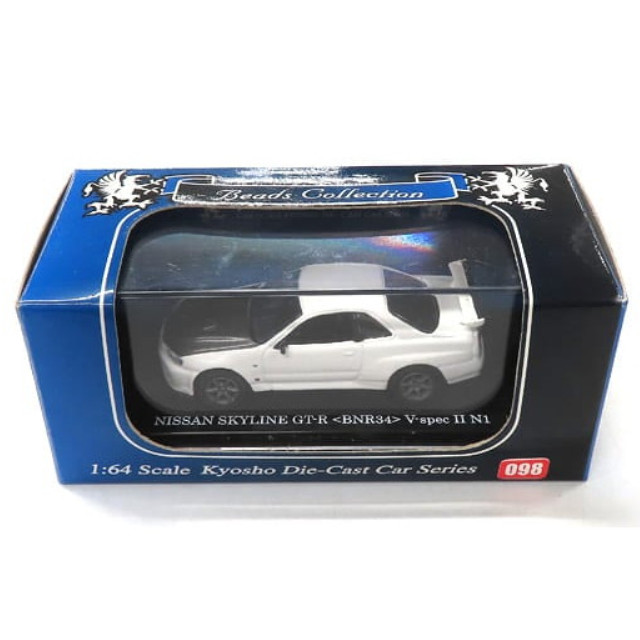[MDL] 1/64 NISSAN SKYLINE GT-R BNR34 V-spec II N1(ホワイト×ブラック) 「Beads Collection No.098」  完成品 ミニカー(06084W) 京商