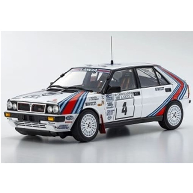 [MDL] 1/18 ランチア デルタ HF 4WD 1000湖 『チーム ランチア』 1987 #4  完成品 ミニカー(KS08960B) 京商