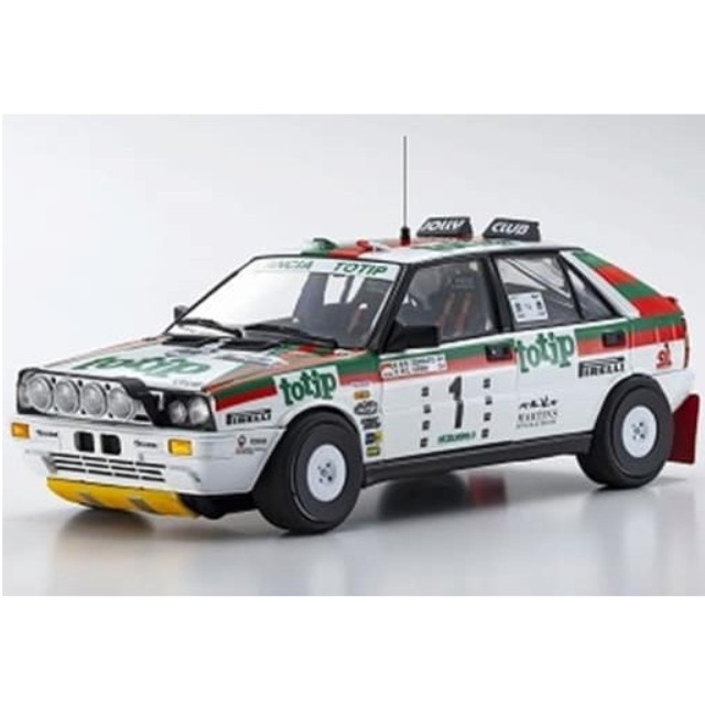 [MDL] 1/18 ランチア デルタ HF 4WD タルガ・フローリオ 『チーム ランチア トティップ』 1987 #1  完成品 ミニカー(KS08960C) 京商
