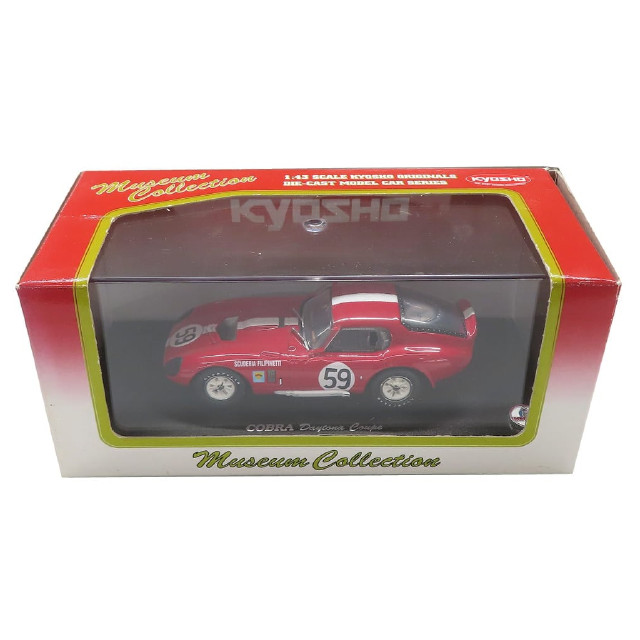 [MDL] 1/43 コブラ デイトナ クーペ ’65 ルマン #59(レッド) 「Museum Collection」  完成品 ミニカー(03051F) 京商