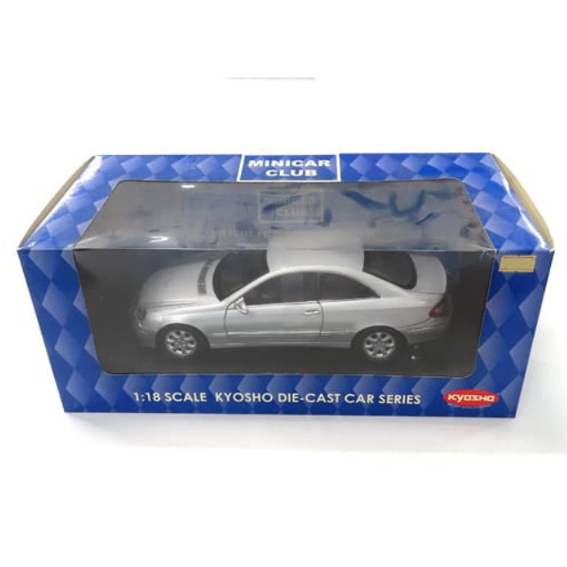 [MDL] 1/18 Mercedes Benz CLK(シルバー)  完成品 ミニカー(09001S) 京商