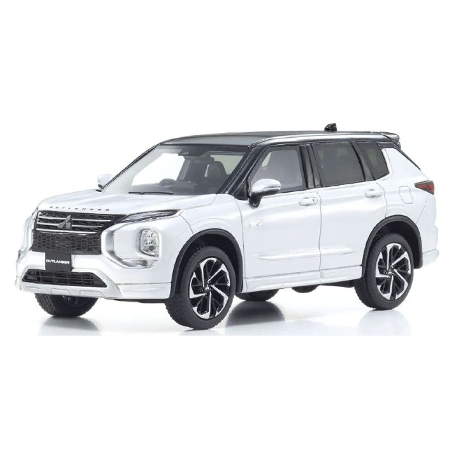[MDL] 1/43 三菱 アウトランダー(ホワイト)  完成品 ミニカー(KSR43128W) 京商