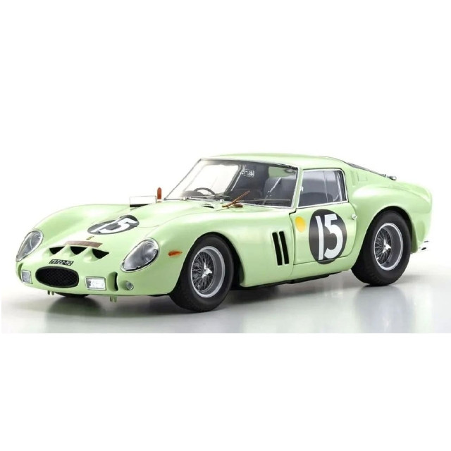 [MDL] 1/18 フェラーリ 250GTO 1962 グッドウッド #15(ライトグリーン)  完成品 ミニカー(KS08438C) 京商