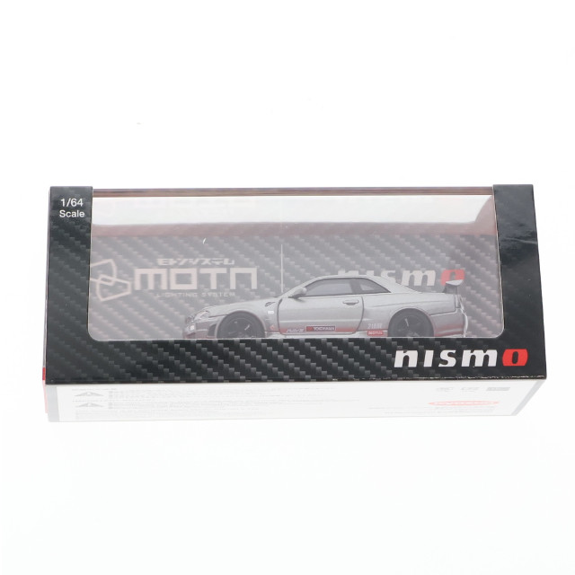 [MDL] MOTNシリーズ 1/64 日産 スカイライン R34 GT-R ニスモ CRS Ver. LED搭載(グレー) 完成品 ミニカー(K07130LGR) 京商