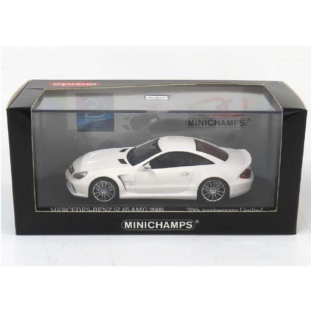 [MDL] 1/43 Mercedes-Benz SL65 AMG 2009(マットホワイト) 京商20周年記念  完成品 ミニカー(403038225) 京商