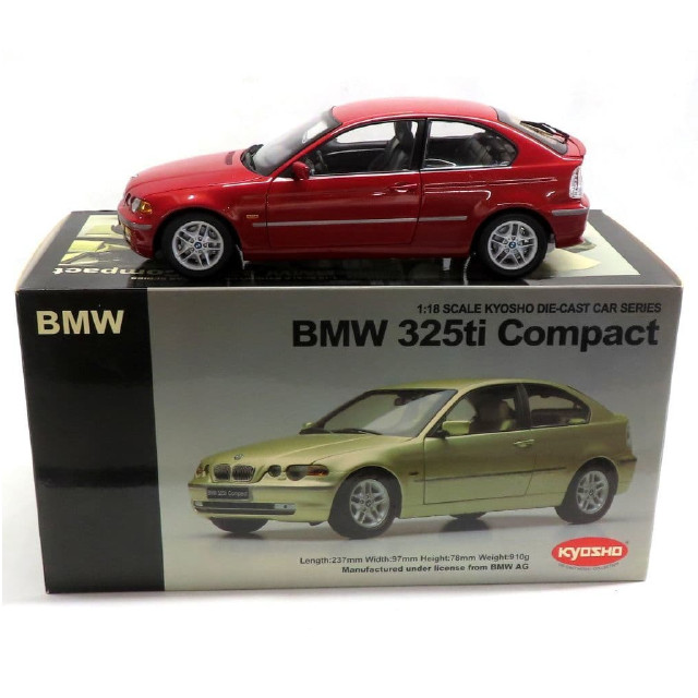 [MDL] 1/18 BMW 325ti Compact(レッド) 「DIE-CAST CAR SERIES」  完成品 ミニカー(08561R) 京商