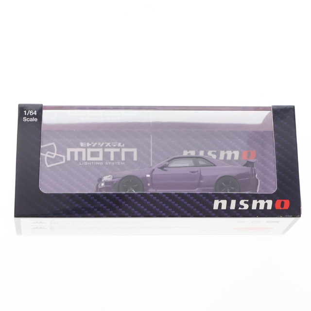 [MDL] 1/64 ニスモ R34 GT-R Z-tune LED搭載(パープル) 「MOTNシリーズ」  完成品 ミニカー(K07130LP) 京商
