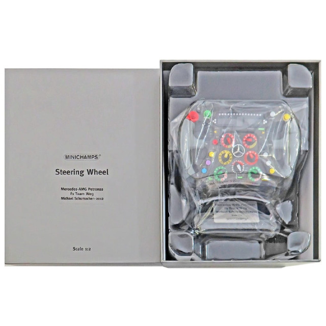 [MDL] 1/2 シテアリングホイール メルセデス AMG ペトロナス F1 チーム W03 ミハエル・シューマッハ 2012 「MINICHAMPS」 完成品 ミニカー(251120007) MINICHAMPS(ミニチャンプス)
