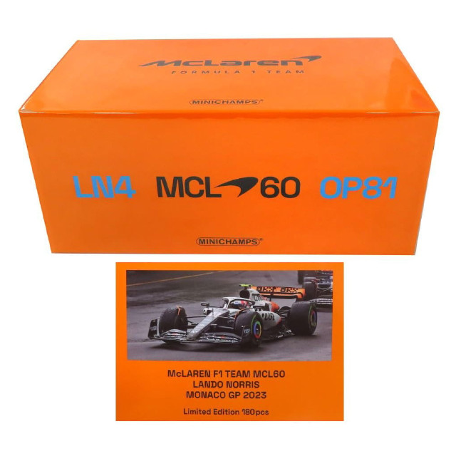 [MDL] 1/18 マクラーレン F1 チーム MCL60 ランド・ノリス モナコGP2023 「MINICHAMPS」 完成品 ミニカー(537232504) MINICHAMPS(ミニチャンプス)