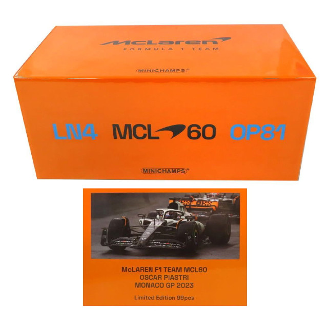 [MDL] 1/18 マクラーレン F1 チーム MCL60 オスカー・ピアストリ モナコGP2023 「MINICHAMPS」 完成品 ミニカー(537232581) MINICHAMPS(ミニチャンプス)