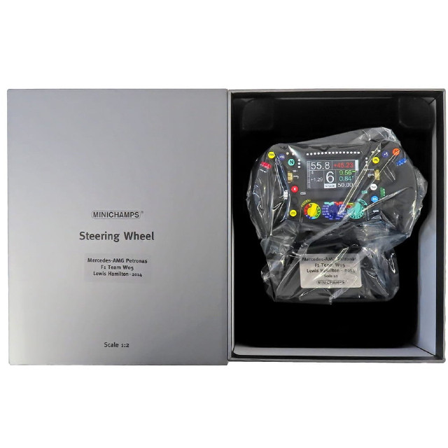 [MDL] 1/2 ステアリングホイール メルセデス AMG ペトロナス F1 チーム W05 ルイス・ハミルトン 2014 「MINICHAMPS」 完成品 ミニカー(247140044) MINICHAMPS(ミニチャンプス)
