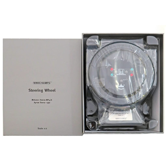 [MDL] 1/2 ステアリングホイール マクラーレン MP4/6 アイルトン・セナ 1991 「MINICHAMPS」 完成品 ミニカー(254910001) MINICHAMPS(ミニチャンプス)