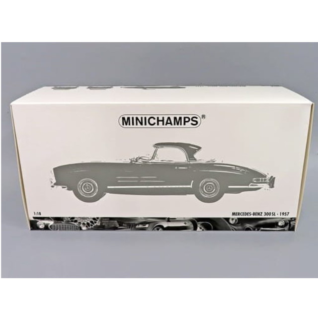 [MDL] 1/18 メルセデス ベンツ 300 SL ロードスター (W198) 1958(イエロー) 「MINICHAMPS」 完成品 ミニカー(180039044) MINICHAMPS(ミニチャンプス)
