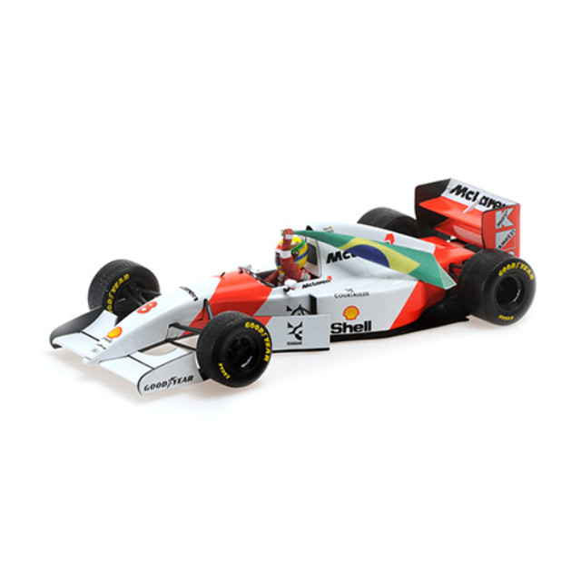 [MDL] 1/18 マクラーレン フォード MP4/8 アイルトン・セナ ヨーロッパGP 1993 ウィナー フラッグ付きフィギュア 「MINICHAMPS」 完成品 ミニカー(540931848) MINICHAMPS(ミニチャンプス)