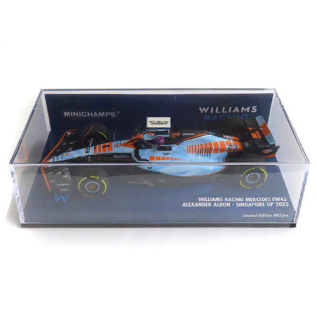 [MDL] 1/43 ウィリアムズ レーシング FW45 アレクサンダー・アルボン シンガポールGP 2023 「MINICHAMPS」 完成品 ミニカー(417231623) MINICHAMPS(ミニチャンプス)