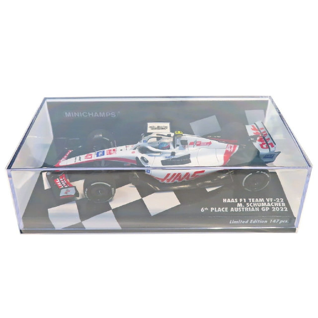 [MDL] 1/43 ハース F1チーム VF-22 ミック・シューマッハ オーストリアGP 2022 6位入賞 「MINICHAMPS」 完成品 ミニカー(417221147) MINICHAMPS(ミニチャンプス)