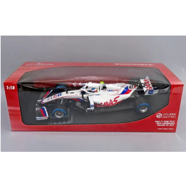 [MDL] 1/18 ウラルカリ ハース F1 チーム VF-21 ミック・シューマッハ ベルギーGP 2021 「MINICHAMPS」 完成品 ミニカー(110211347) MINICHAMPS(ミニチャンプス)