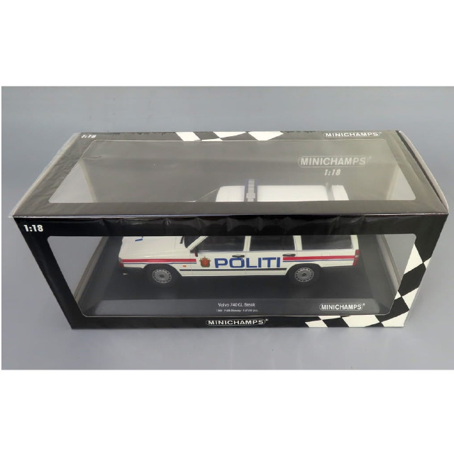 [MDL] 1/18 ボルボ 740 GL ブレーク 1986 ノルウェー警察 パトカー 「MINICHAMPS」 完成品 ミニカー(155171796) MINICHAMPS(ミニチャンプス)