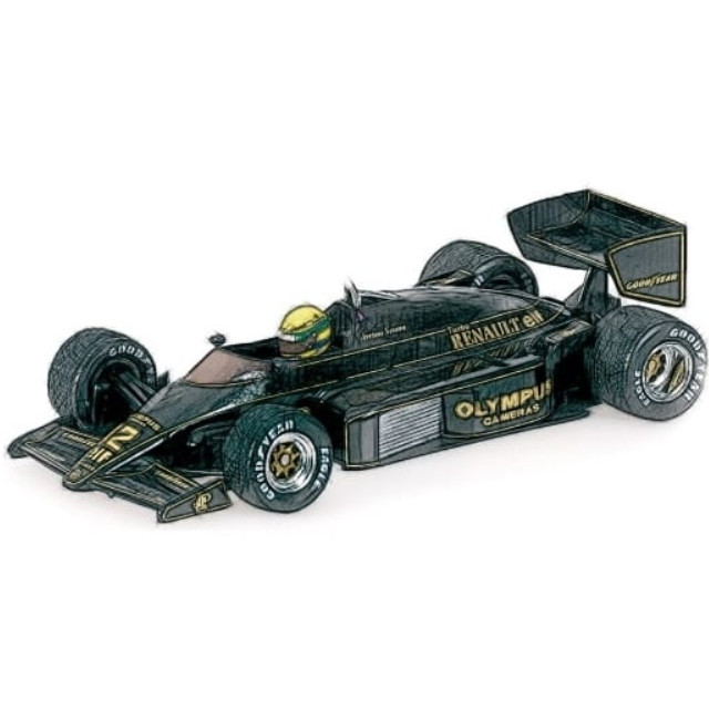 [MDL] 1/43 ロータス ルノー 97T アイルトン・セナ ポルトガルGP 1985 F1初優勝 レインタイヤ/ウェザリング仕様 「MINICHAMPS」 完成品 ミニカー(540853312) MINICHAMPS(ミニチャンプス)